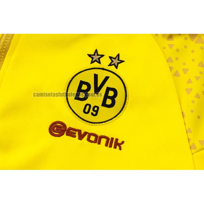 Chandal de Sudadera del Borussia Dortmund 2023 2024 Amarillo y Negro
